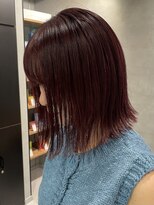 シャルムバイケンジ(Charm.by KENJE)&nbsp;赤髪/艶髪/髪質改善/レッドカラー/レイヤーカット/オージュア