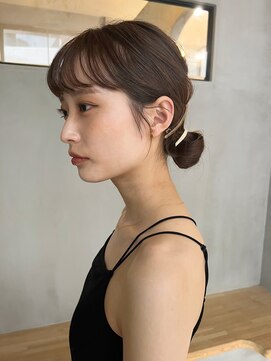 ダーリン(Darlin) くすみベージュにさくっとアレンジ♪