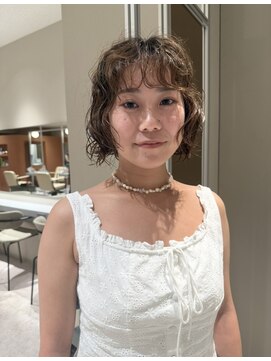 ノラギンザユー(NORA GINZA/U) ニュアンスボブパーマくるくるパーマくせ毛パーマ