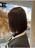 ボブ×ナチュラルブラウンカラー