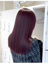 ワンズ リー 上大岡店(One's ly)&nbsp;イメチェンピンクベージュ アンブレラカラー前髪