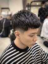 ジ オブスキュア ヌヴォー(THE OBSCURE NOVEAU)&nbsp;クロップxナチュラルアイロンパーマ