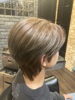 モナン 海老名(Monan)&nbsp;メンズウルフ ウルフカット ハイライトカラー