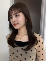 ノイ 銀座(noi) 顔周りレイヤーカットべージュカラーくびれレイヤーカット