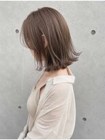シェル 立川(shell)&nbsp;くびレイヤーエモージュ前髪モテベージュレイヤーミディ【立川】