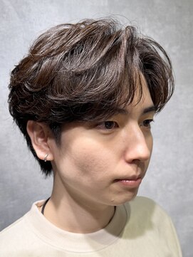 曲がる縮毛矯正専門店 バイ レイズ 名駅(RAYS) フェザーニュアンスパーマ 名古屋メンズサロン k