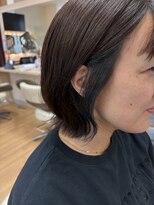 アメイジングヘアー 中沢店(AMAZING HAIR)&nbsp;インナーカラー×ネイビー