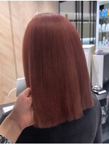 アース 郡山コスモス通り店(HAIR&MAKE EARTH)&nbsp;ピンクブラウンの艶ストレート