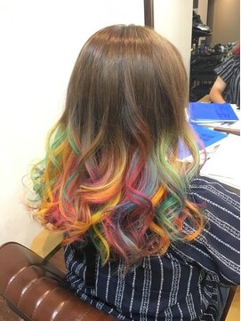 フェニーチェ アヴァンティ インターナショナルヘアサロン(fenice avanti) ☆レインボーグラデーションカラー☆