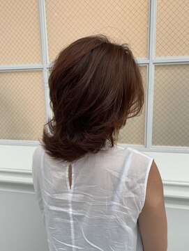 六本木美容室 白金店 暖色系ヘアカラー