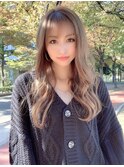 【Owll】透明感アッシュベージュ ふんわりロング