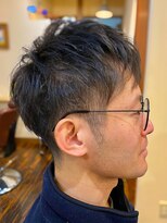 ウィード(WEED)&nbsp;メンズビジカジ☆ソフトツーブロックショートレイヤー