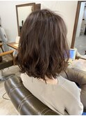 アフロート添田】暗め透明感カラー ラベージュビフォーアフター