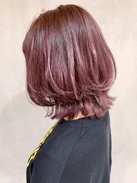 アイティー バイ アルバム 浦和店(IT by ALBUM) ピンクブラウン_ウェーブパーマフォギーベージュ_ba294191