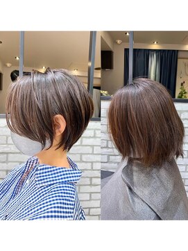 アヴァロン(AVALON) 【30代40代】横顔美人な絶壁解消ショートパーマ「永田カズヤ」