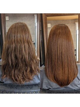 ナチュラル 美田園店(Natural) 縮毛矯正ケアルーガで艶髪ロング♪ 名取　美田園　岩沼　長町