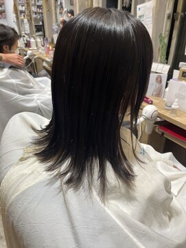 エール(Aile) 髪質改善 セミロング髪質改善酸熱トリートメント 調布国領美容室