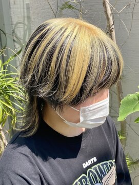 ウーロス(uros.) 【SENA】アンブレラカラー ブロンド アウターカラー ウルフ