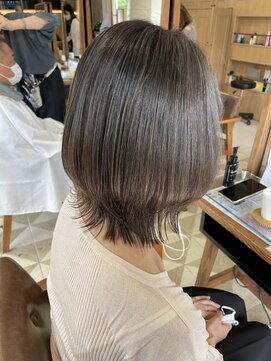 バブ バイネオリーブ(Bab by neolive) 白髪ぼかし☆アッシュグレージュ透明感