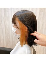 クープ(Coup) 透明感イヤリングカラー+カッパーオレンジ