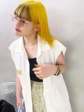 ペレ 渋谷(PELE) J51_イエロー ×インナーカラー