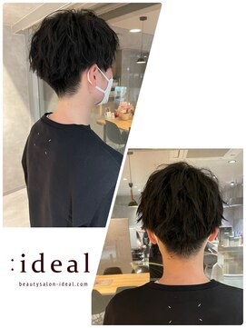アイディール 心斎橋店(:ideal) メンズマッシュショート☆ゆるめツイストパーマ