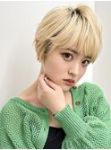 【長谷川】ブロンドショート