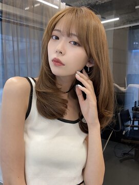 フォンズ(FONS) 韓国ヘアレイヤーカットワンホンヘア　白髪染めOK　20代30代