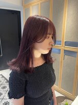 ヘアサロン ガリカ 表参道(hair salon Gallica)&nbsp;艶髪大人ラベンダーココア/ブリーチなしダブルカラー