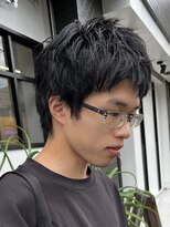 メルト 吉祥寺(melt) 長谷川/黒髪アクティブスパイキーショートおしゃれ マッシュ