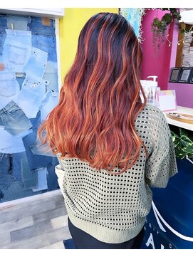 トーク 武庫之荘(TAL'KE) TAL'KE武庫之荘/バレイヤージュ×オレンジ_220_