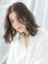 ドクターズ サロン ラブ(Dr's Salon LAB)&nbsp;濡れ髪くせ毛風の髪質改善ボブパーマミディk古河20代30代40代