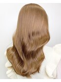 【kate 大宮】ミルキーベージュ×垢抜け波巻きセミロング