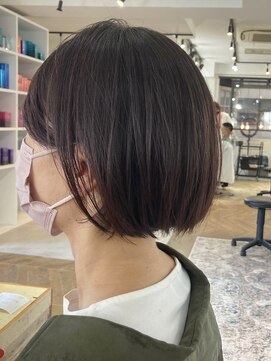 ファイブシーン アオヤマ(5SCENE AOYAMA) 切りっぱなしボブミニボブパーマくびれボブ外ハネボブブリーチ