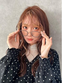 アージュ 久留米ゆめタウン店の写真/お洒落大人女子御用達サロン"age"上品で可愛いハイトーン/ハイライトカラーで透明感のあるトレンドヘアに♪