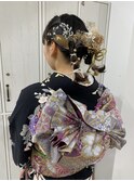 成人式ヘアセット成人式着付振袖ヘア成人式前撮りヘアアレンジ
