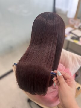 ファムバイアヴァンス(Femme by AVANCE.) 髪質改善トリートメント ピンクブラウン