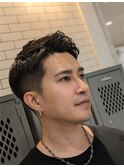 直毛の方にオススメ!カジュアルアイロンパーマメンズカット