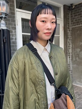 カシェ ナカザキ(CACHE NAKAZAKI) ルーツカラー/姫カット/バイオレット