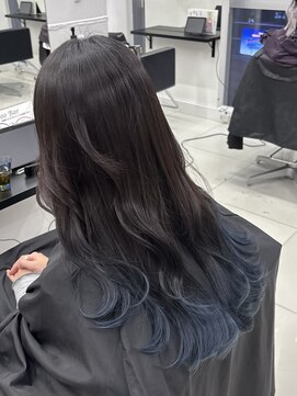 アライブ ハラジュク(ALIVE harajuku) 【ALIVE 夕貴】ブルーグラデーションカラー