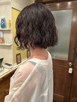 ラレイ(Lalei)&nbsp;【白岩】パツっとボブ×スパイラルパーマ/ボブ/パーマ