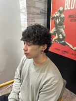 ハルクファースト 札幌(HRK 1st.)&nbsp;札幌大通りメンズショートカット波巻きツイストスパイラルパーマ