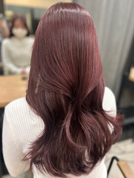 アリュウル 表参道(ALLURE) チェリーピンク×レイヤーカット◎矢口