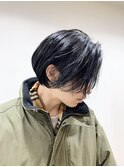 大人男性メンズカットニュアンスセンターパートナチュラル