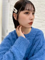 ソア 並木坂(Soa)&nbsp;韓国ボブ/切りっぱなしボブ/タッセルボブ/透明感カラー/Minori