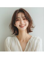 e.m.a プレミアムビューティーサロン 栄駅店(e.m.a PREMIUM BEAUTY SALON)&nbsp;外はねカジュアルボブ