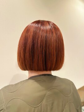 トリコ ショップアンドヘアサロン(tricot shop hair salon) オレンジカラーで自分らしさを楽しみましょう♪