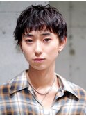 スパイキーから伸ばすならこれ！短めバングナチュラルマッシュ