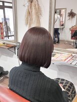 ヘアメイク アンフィ(amphi)&nbsp;上品なマダムのピンクヘア..~*＊.