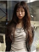 【 松井 隆人 】ロング　レイヤー　ザクザクバング　オン眉